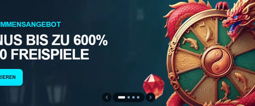 Casinobello — "Bis zu 1.500 € + Freispiele über 4 Einzahlungen (Staffelung je nach Einzahlungshöhe von 50% bis 175%)"